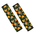 Cute Pumpkin Pattern Print Car Seat Belt Covers
