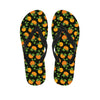 Cute Pumpkin Pattern Print Flip Flops