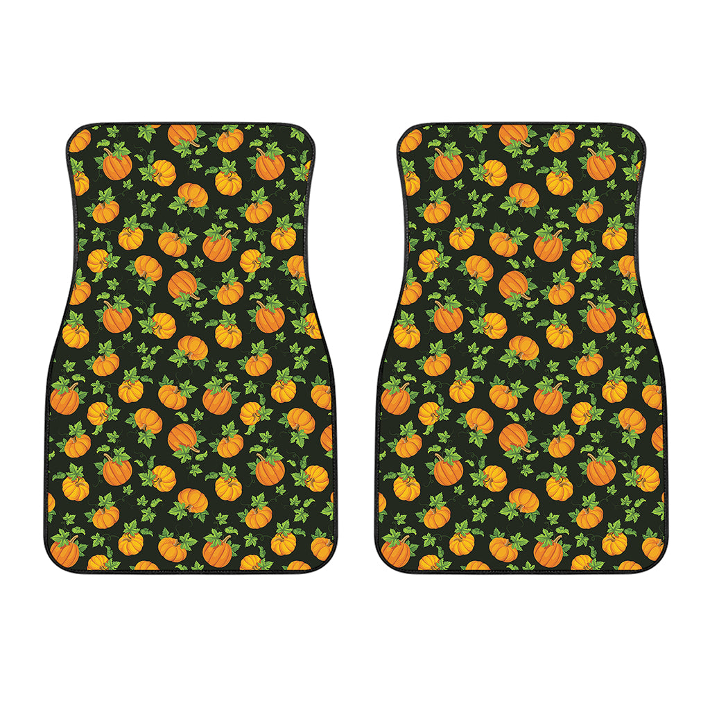 Cute Pumpkin Pattern Print Front Car Floor Mats