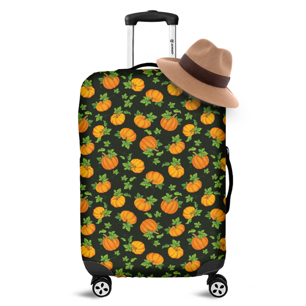 Cute Pumpkin Pattern Print Luggage Cover