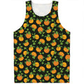 Cute Pumpkin Pattern Print Men's Tank Top