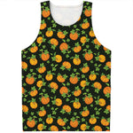 Cute Pumpkin Pattern Print Men's Tank Top