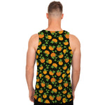 Cute Pumpkin Pattern Print Men's Tank Top