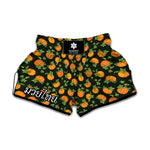 Cute Pumpkin Pattern Print Muay Thai Boxing Shorts