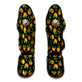 Cute Pumpkin Pattern Print Muay Thai Shin Guards
