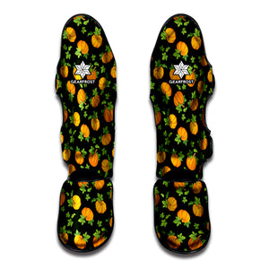 Cute Pumpkin Pattern Print Muay Thai Shin Guard