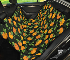 Cute Pumpkin Pattern Print Pet Car Back Seat Cover