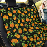 Cute Pumpkin Pattern Print Pet Car Back Seat Cover