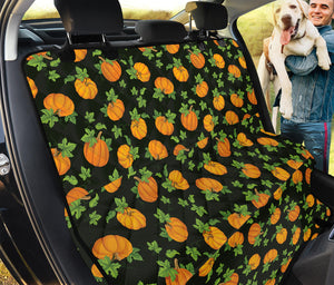 Cute Pumpkin Pattern Print Pet Car Back Seat Cover