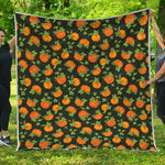 Cute Pumpkin Pattern Print Quilt
