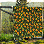 Cute Pumpkin Pattern Print Quilt