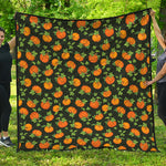 Cute Pumpkin Pattern Print Quilt