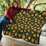 Cute Pumpkin Pattern Print Quilt