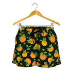 Cute Pumpkin Pattern Print Women's Shorts