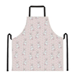 Cute Rabbit Pattern Print Apron