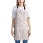 Cute Rabbit Pattern Print Apron