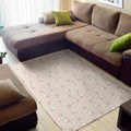 Cute Rabbit Pattern Print Floor Mat