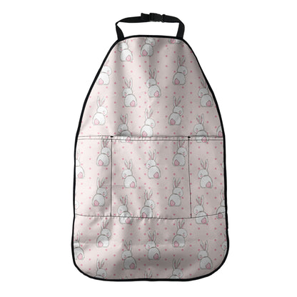 Cute Rabbit Pattern Print Car Seat Organizers
