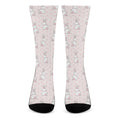 Cute Rabbit Pattern Print Crew Socks