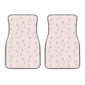 Cute Rabbit Pattern Print Front Car Floor Mats