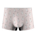 Cute Rabbit Pattern Print Men's Boxer Briefs