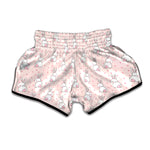 Cute Rabbit Pattern Print Muay Thai Boxing Shorts