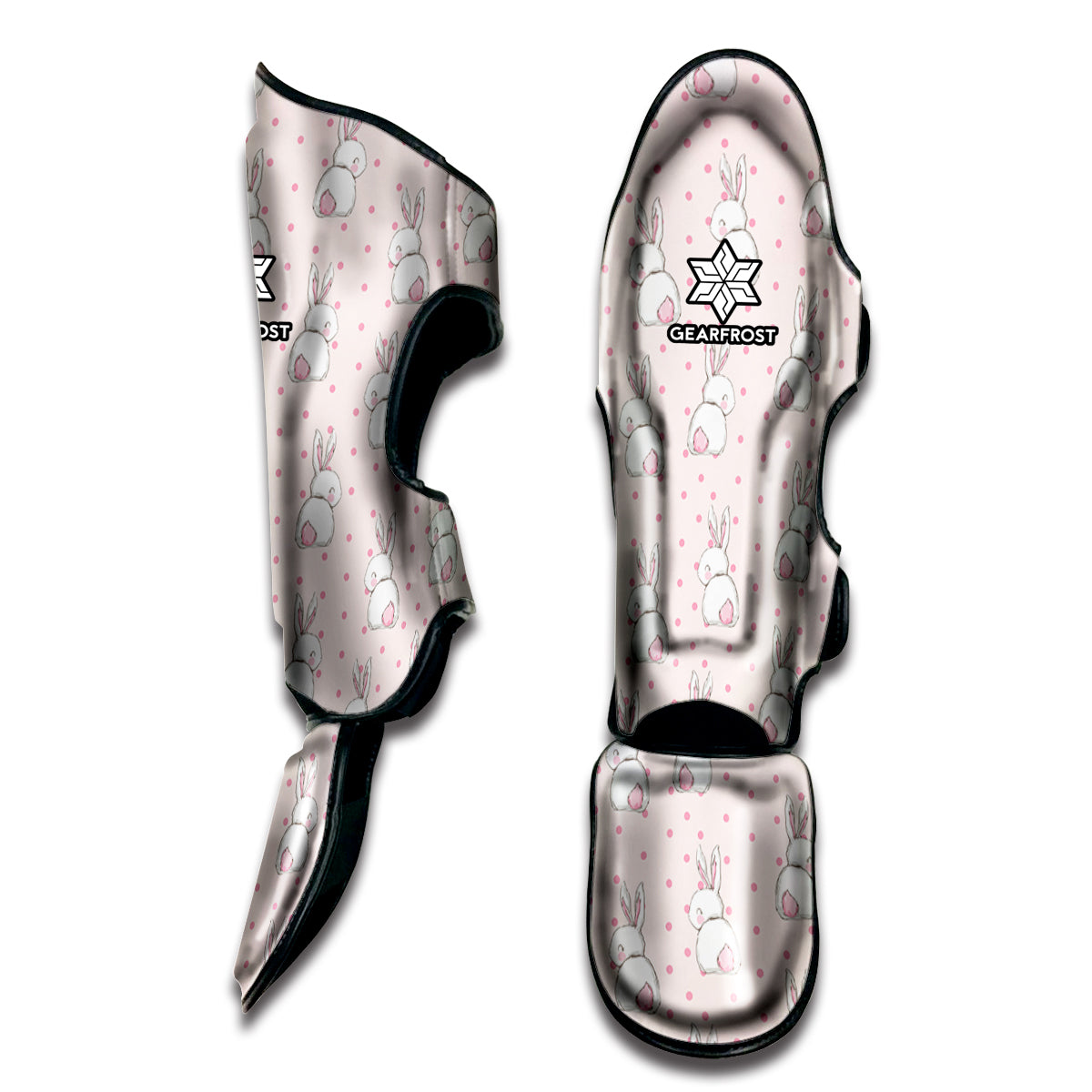 Cute Rabbit Pattern Print Muay Thai Shin Guard