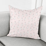 Cute Rabbit Pattern Print Pillow Cover