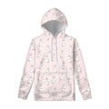 Cute Rabbit Pattern Print Pullover Hoodie