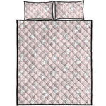 Cute Rabbit Pattern Print Quilt Bed Set