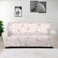 Cute Rabbit Pattern Print Sofa Cover