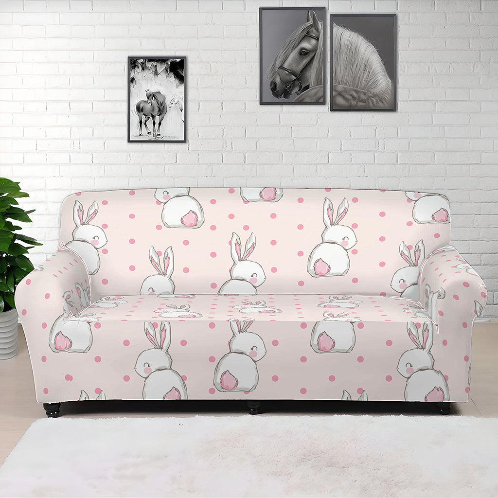 Cute Rabbit Pattern Print Sofa Cover