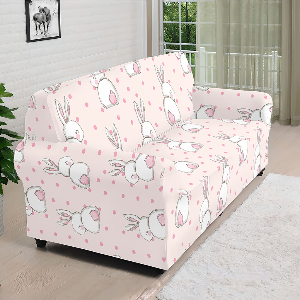 Cute Rabbit Pattern Print Sofa Cover