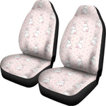Cute Rabbit Pattern Print Universal Fit Car Seat Covers