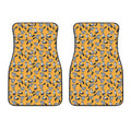 Cute Raccoon Pattern Print Front Car Floor Mats