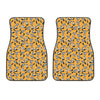 Cute Raccoon Pattern Print Front Car Floor Mats