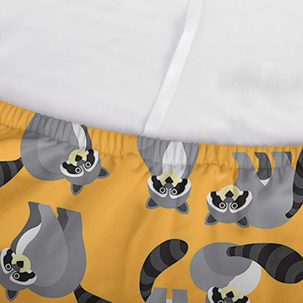 Cute Raccoon Pattern Print Sofa Cover