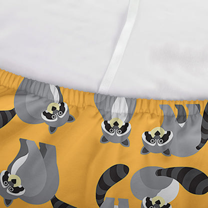 Cute Raccoon Pattern Print Sofa Cover