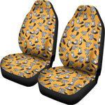 Cute Raccoon Pattern Print Universal Fit Car Seat Covers