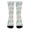 Cute Rainbow Unicorn Pattern Print Crew Socks