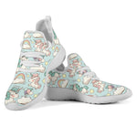 Cute Rainbow Unicorn Pattern Print Mesh Knit Shoes GearFrost