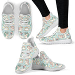Cute Rainbow Unicorn Pattern Print Mesh Knit Shoes GearFrost