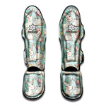 Cute Rainbow Unicorn Pattern Print Muay Thai Shin Guard