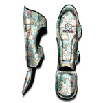 Cute Rainbow Unicorn Pattern Print Muay Thai Shin Guard