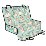 Cute Rainbow Unicorn Pattern Print Pet Car Back Seat Cover