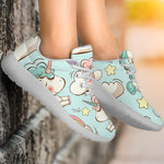 Cute Rainbow Unicorn Pattern Print Sport Shoes GearFrost