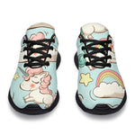 Cute Rainbow Unicorn Pattern Print Sport Shoes GearFrost