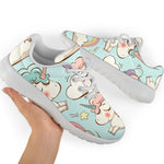 Cute Rainbow Unicorn Pattern Print Sport Shoes GearFrost