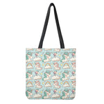 Cute Rainbow Unicorn Pattern Print Tote Bag