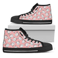 Cute Rat Pattern Print Black High Top Sneakers